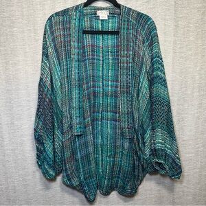 Free People Open Knit Layering Cardigan | Coastal Grandma Artsy Kimono